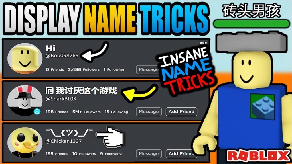 Roblox Username Vs Display Name