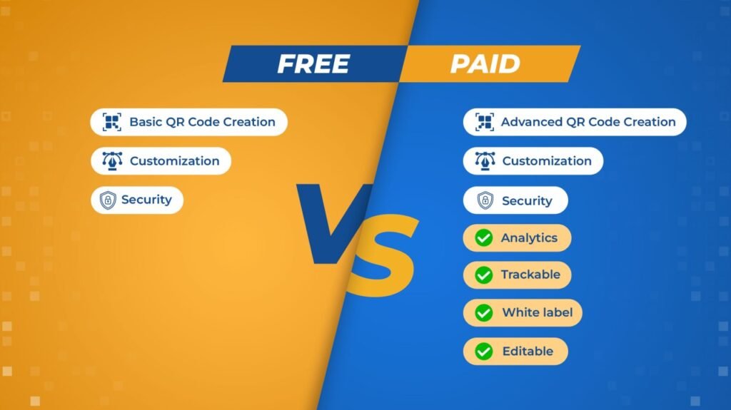 What Is the Difference Between Free Vs. Paid Qr Code Generators?