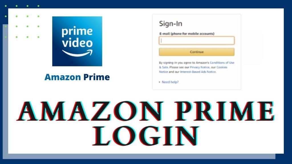 How Do I Login to My Amazon Prime Account