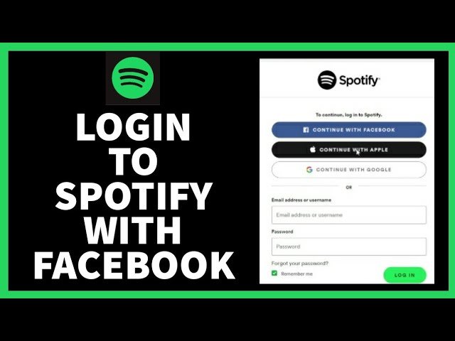 How Do I Login to Spotify With Facebook