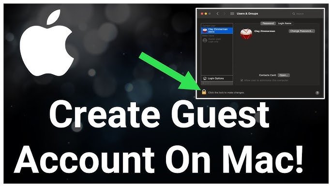 How to Add Guest Login on Mac