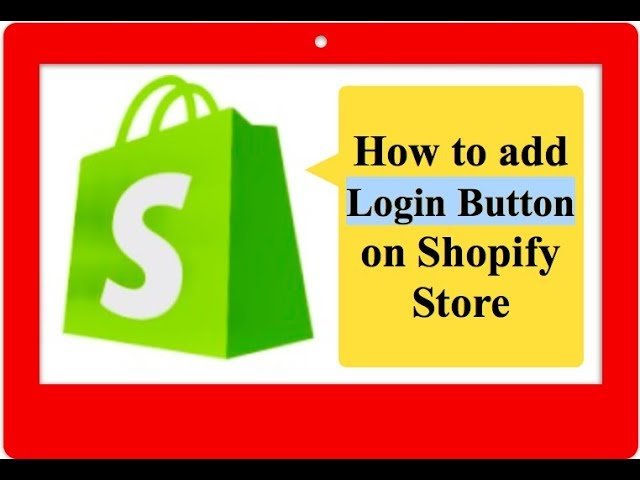 How to Add Login Button in Shopify