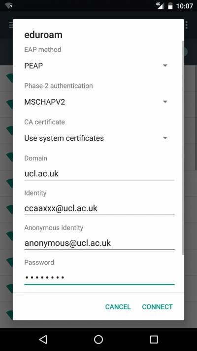 How to Login to Eduroam