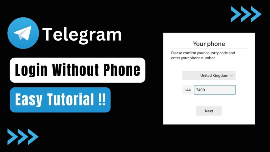 How to Login to Telegram Without Phone Number