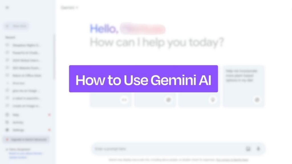 How to Use Gemini Ai?