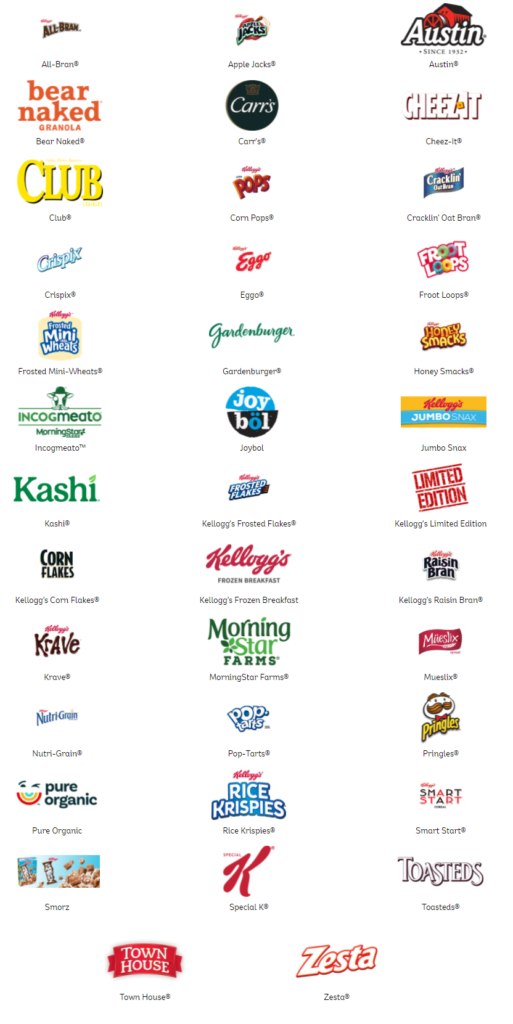 List of Companies Owned by Kellogg'S